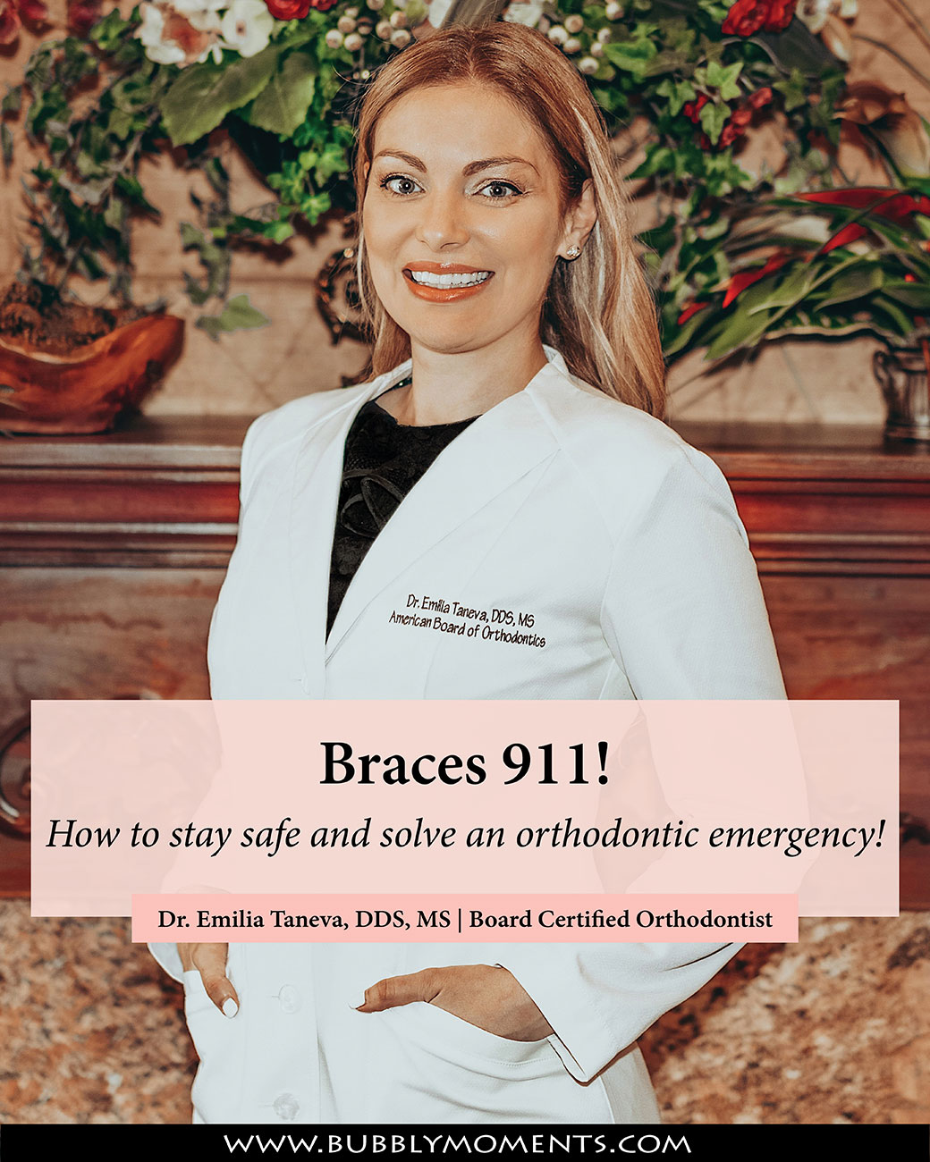 orthodontic emergency care | Braces | Broken Bracket | Emergency | emergency orthodontist | Chicago orthodontist | Emilia Taneva