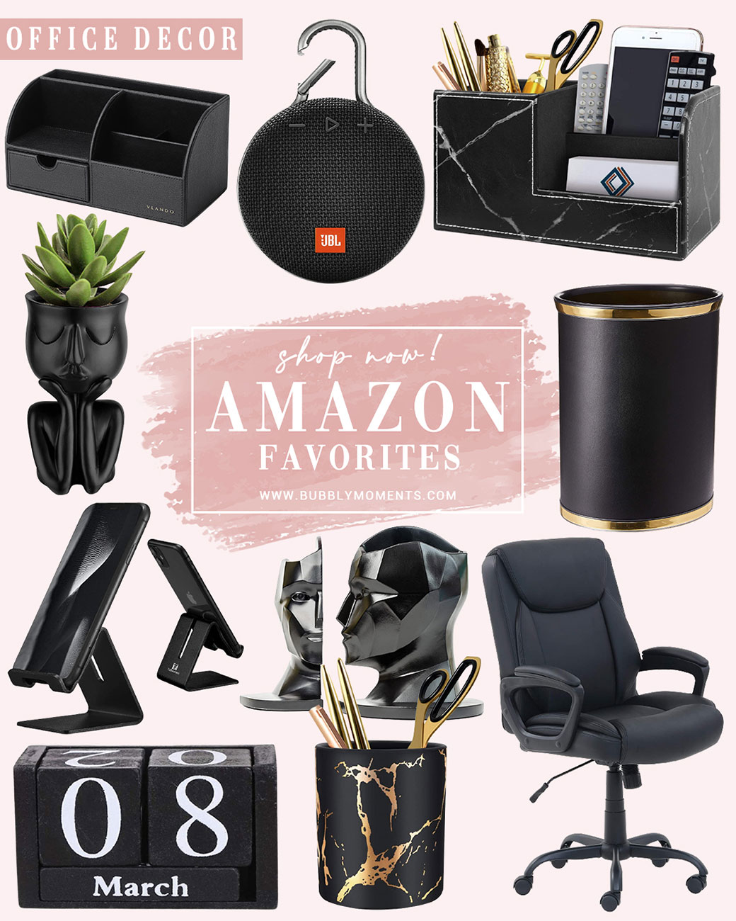 Best Office Desk Decor Ideas & Stylish Items to Shop 2023