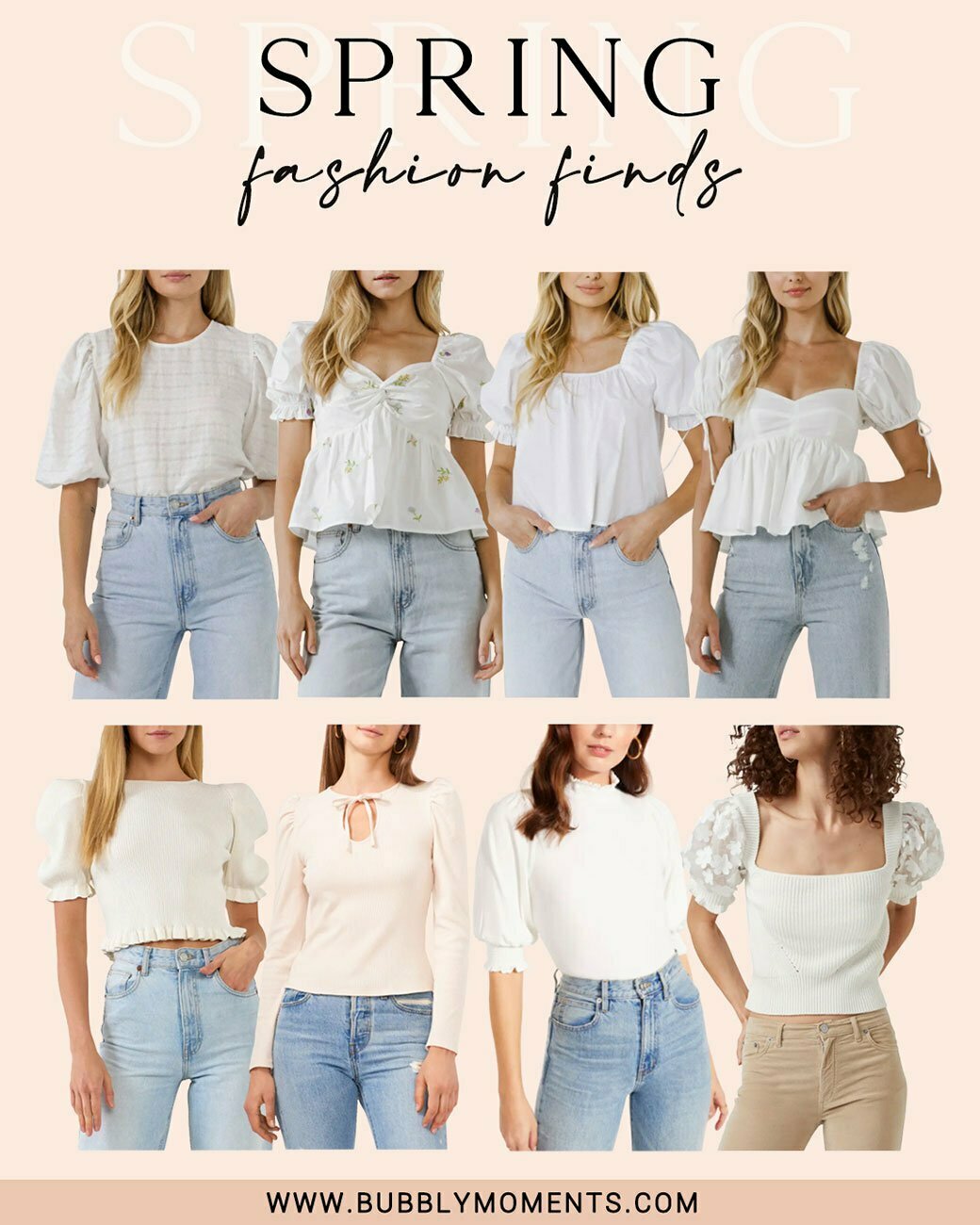 Spring Dressing | 2022 Street Style | Trendy Tops | Swimsuit Coverups | Bubbly Moments