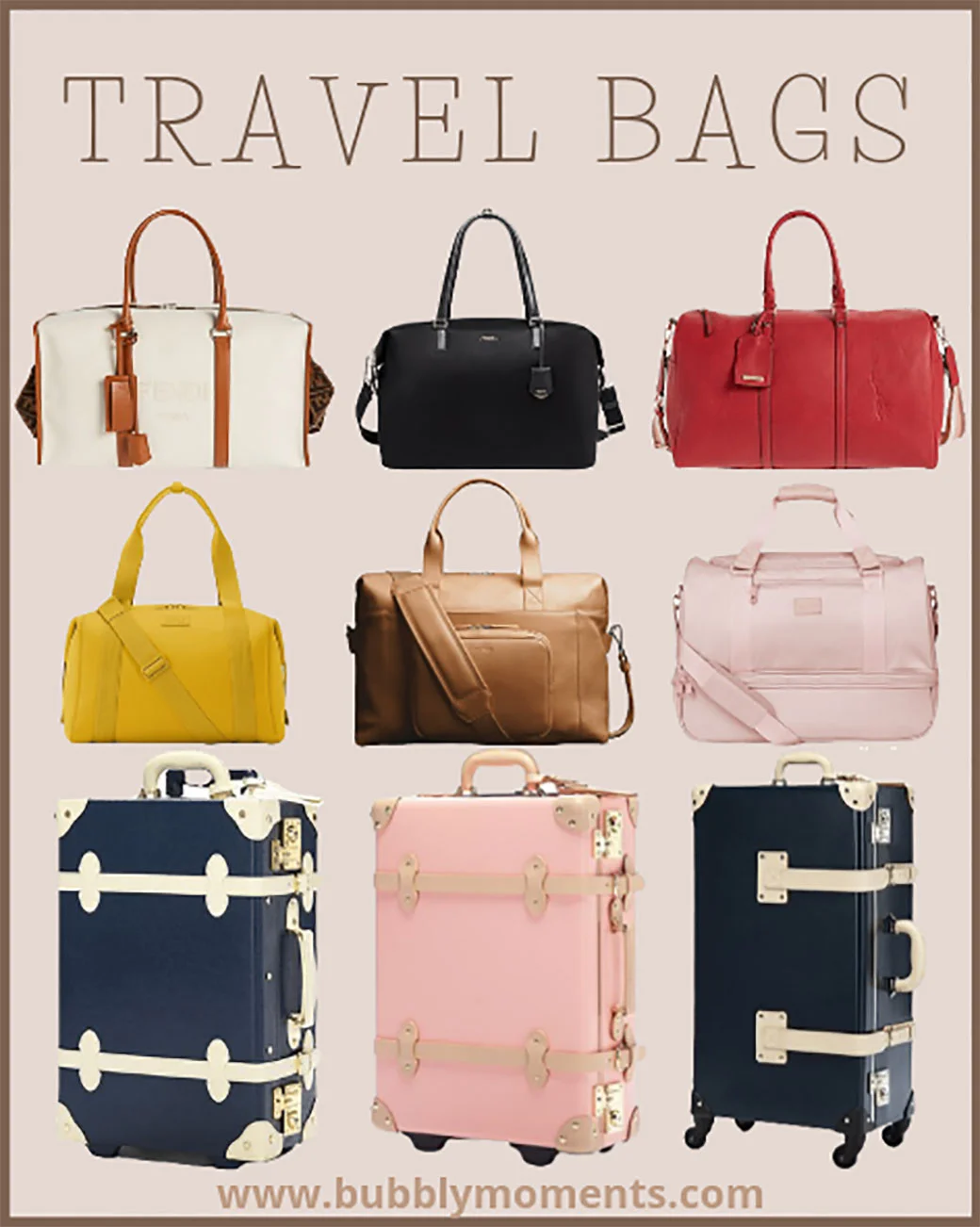 womens luggage sets