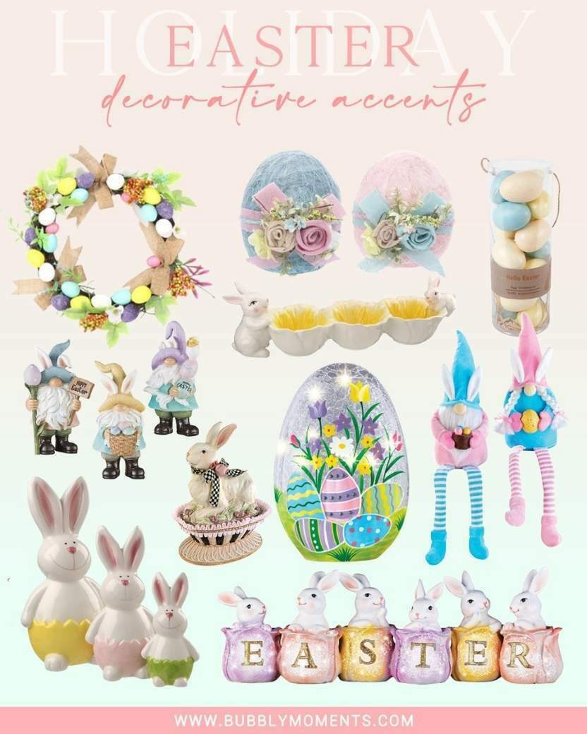 2022 Easter Décor | Easter Wreath | Easter Porch Sign | Bunny Décor | Bubbly Moments