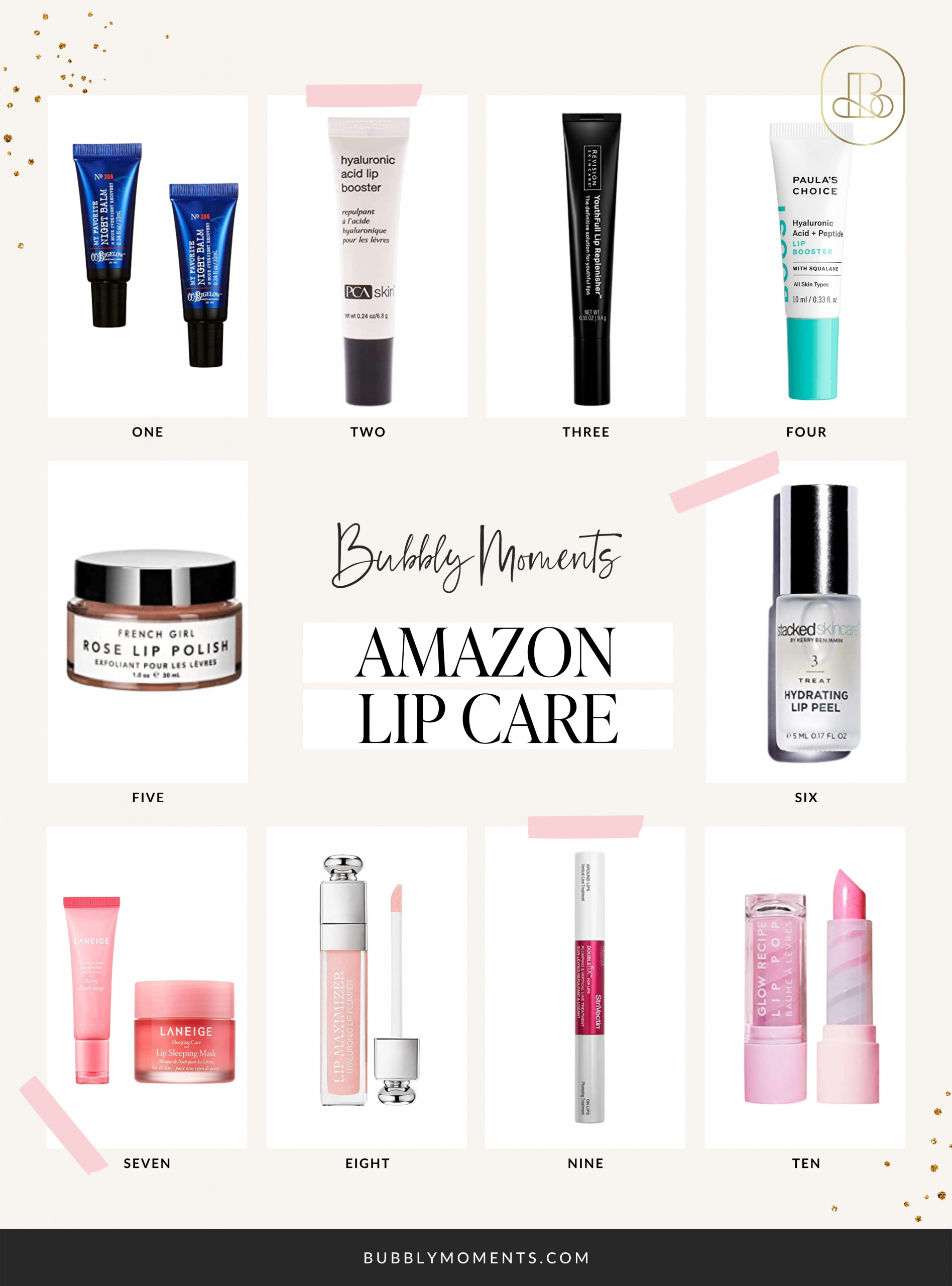 Best Lip Care Products of 2022 | Lip Care Routine | Lip Care Products | Bubbly Moments