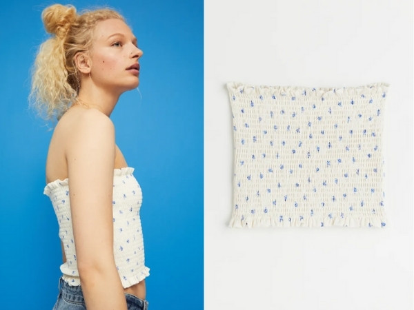 Hot Beachy Summer Outfit | Blue and White Summer Dress | Ruffled Mini Skirts | Bubbly Moments