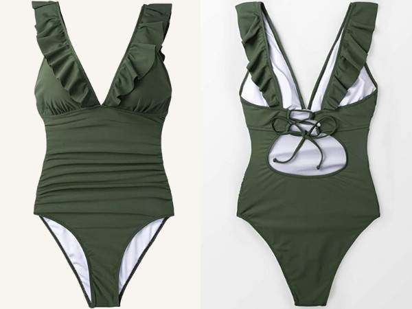 Summer 2022 Pool Essentials | Straw Sun Hat | Deep V Swimsuit | Flat Sandals | Bubbly Moments
