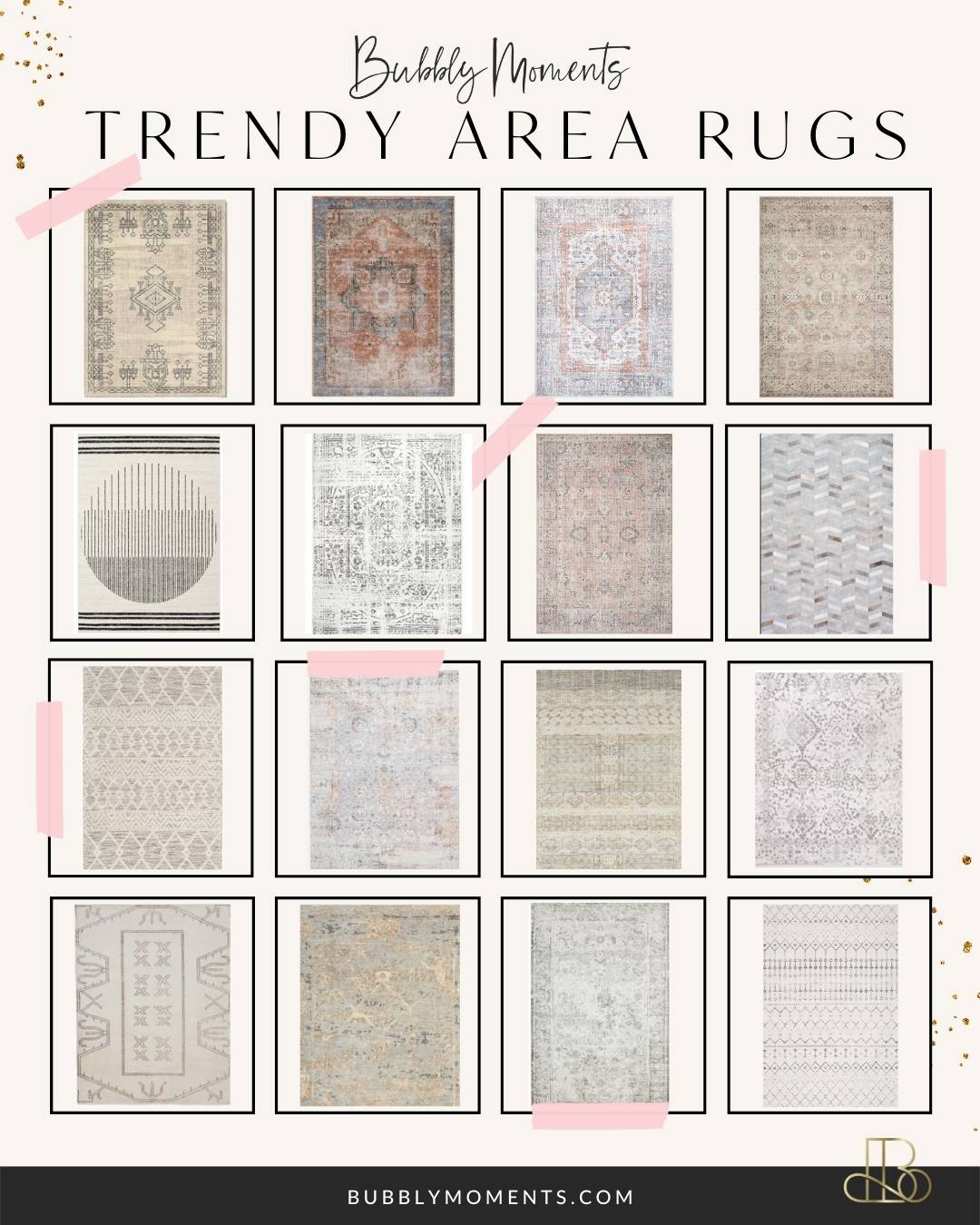 Trendy Area Rugs | Popular Rug Styles 2022 | Best Area Rugs | Bubbly Moments