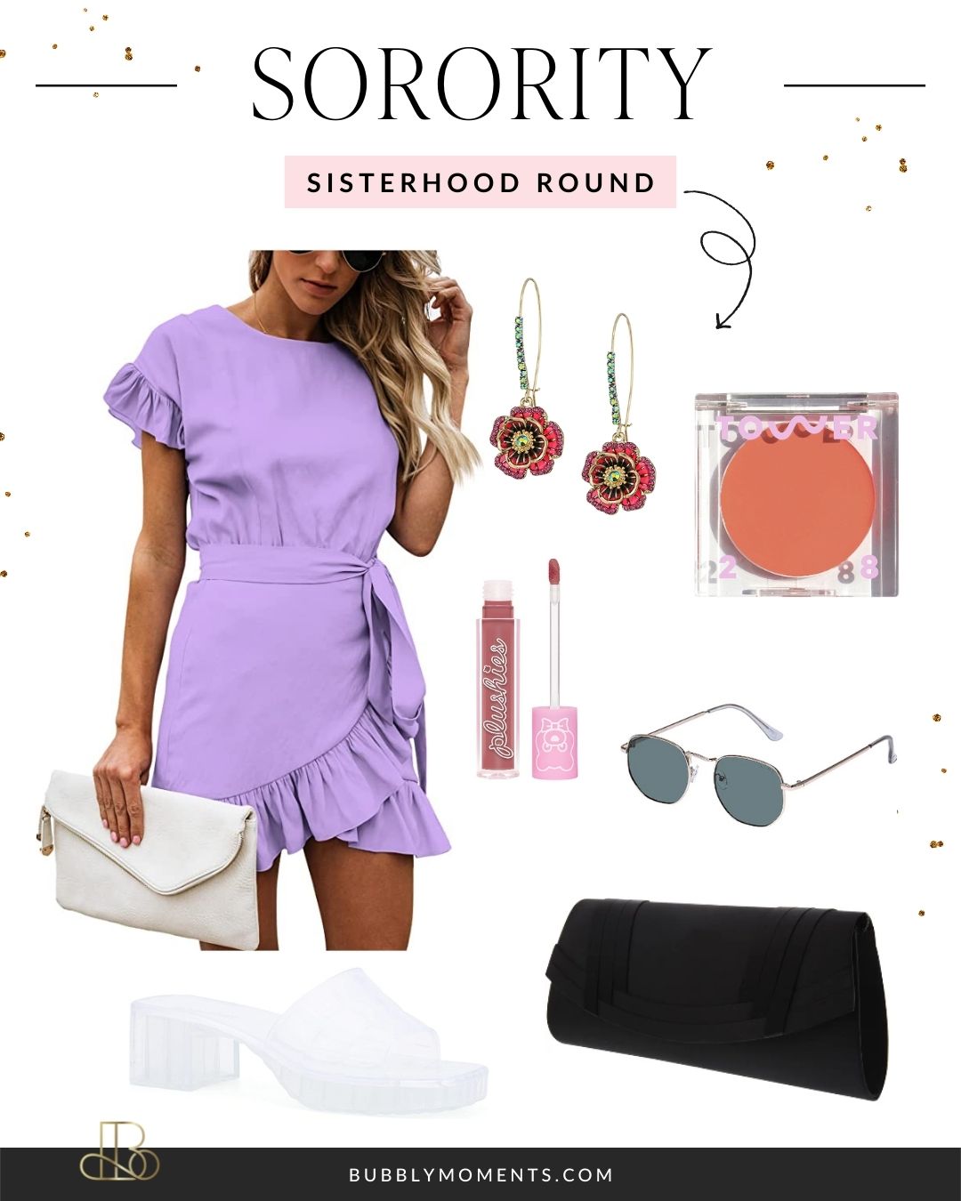 Sorority Recruitment Outfits | Sorority Rush Week Outfits | Sisterhood Round Outfits | Bubbly Moments