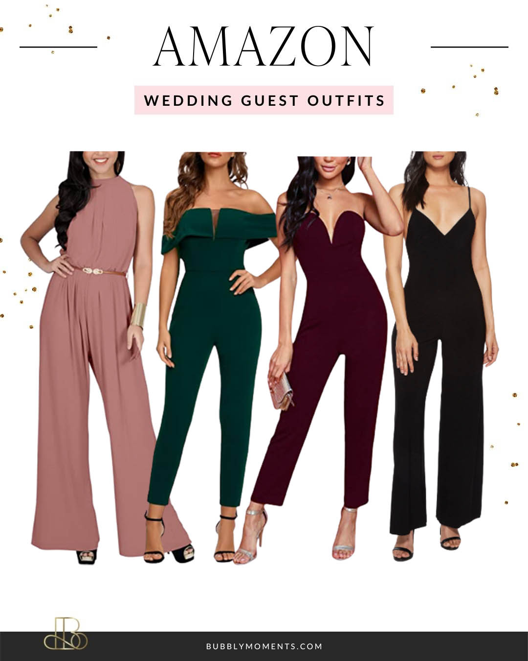 Fall Wedding Outfit Ideas for Every Dress Code | Formal Fall Wedding Outfit Ideas | Semiformal Wedding Guest Outfit | Bubbly Moments