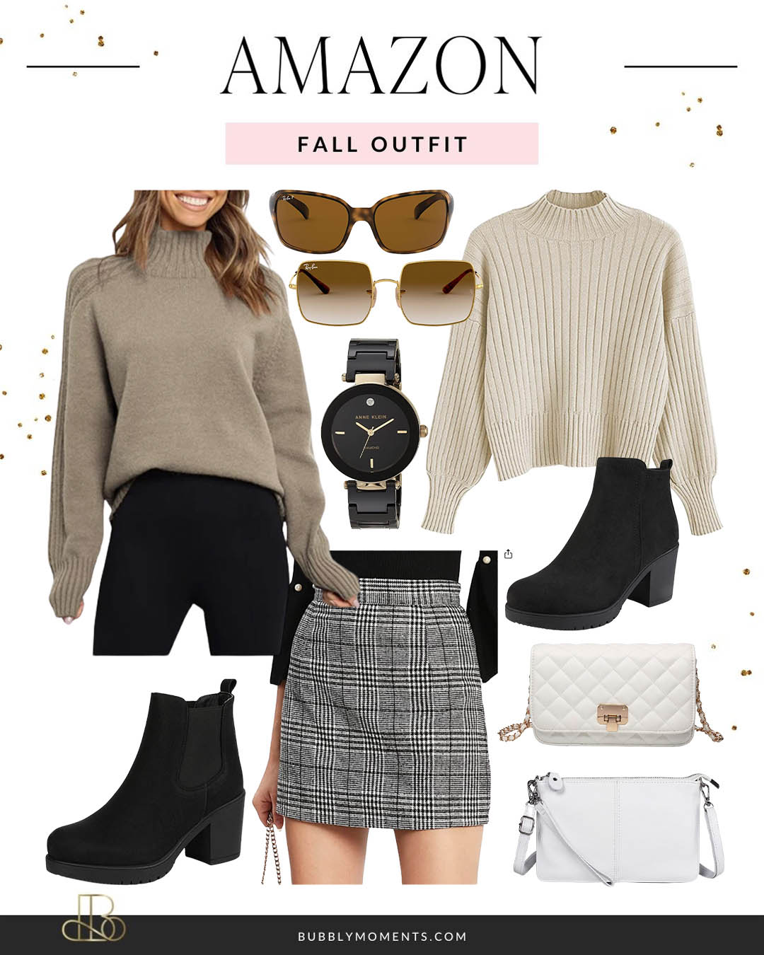 Cute Fall Outfits | Fall Outfits Ideas 2022 | Neutral Color Outfit Ideas | Bubbly Moments