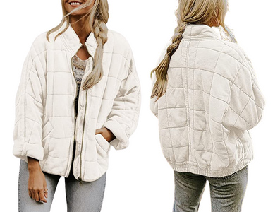 Women’s Quilted Jackets | Long Padded Coat | Fall Fashion | Bubbly Moments