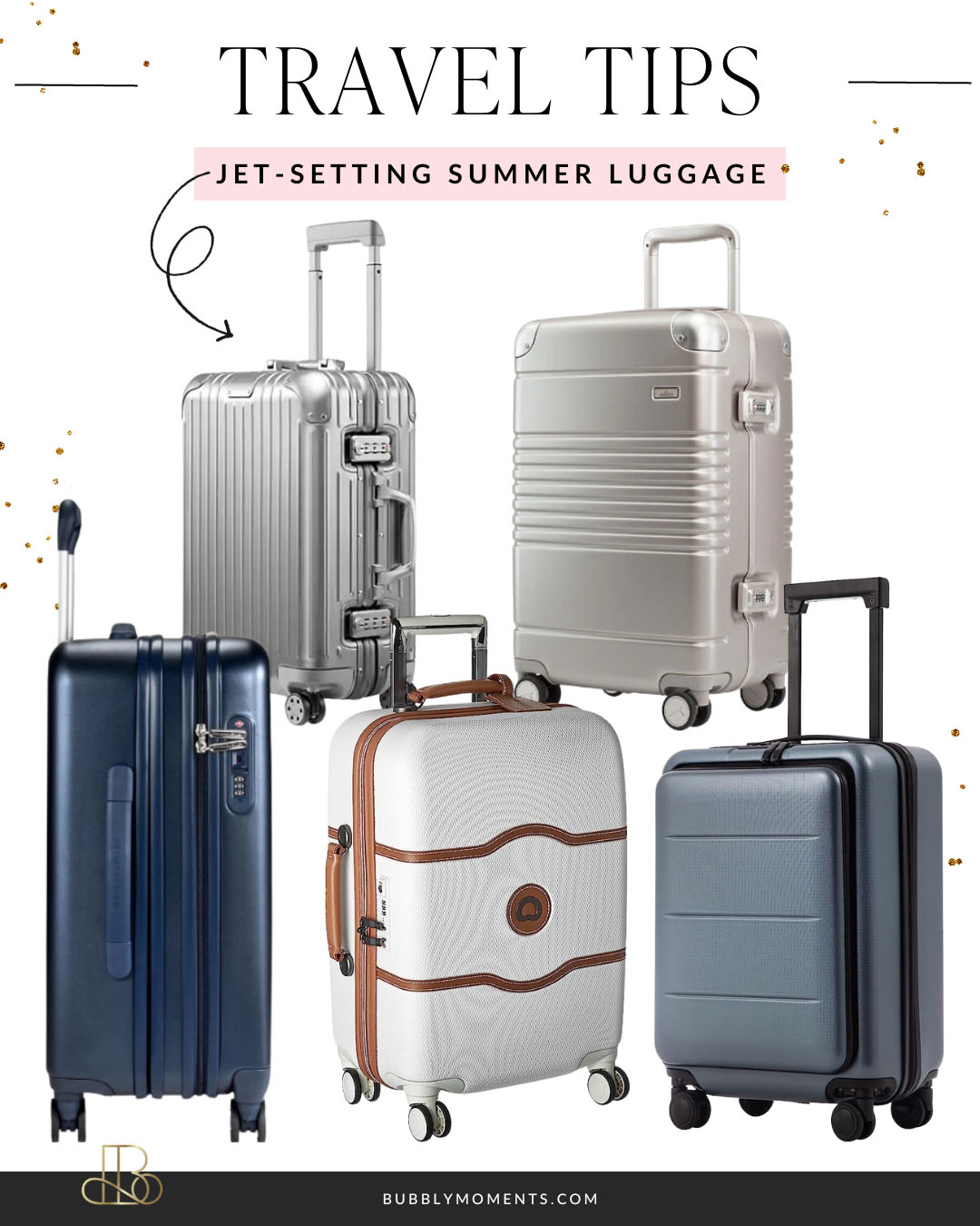 The Ultimate Jet-setting Summer Luggage Guide | Summer Excursion Luggage Guide | Jet-Setting Summer Luggage | Bubbly Moments