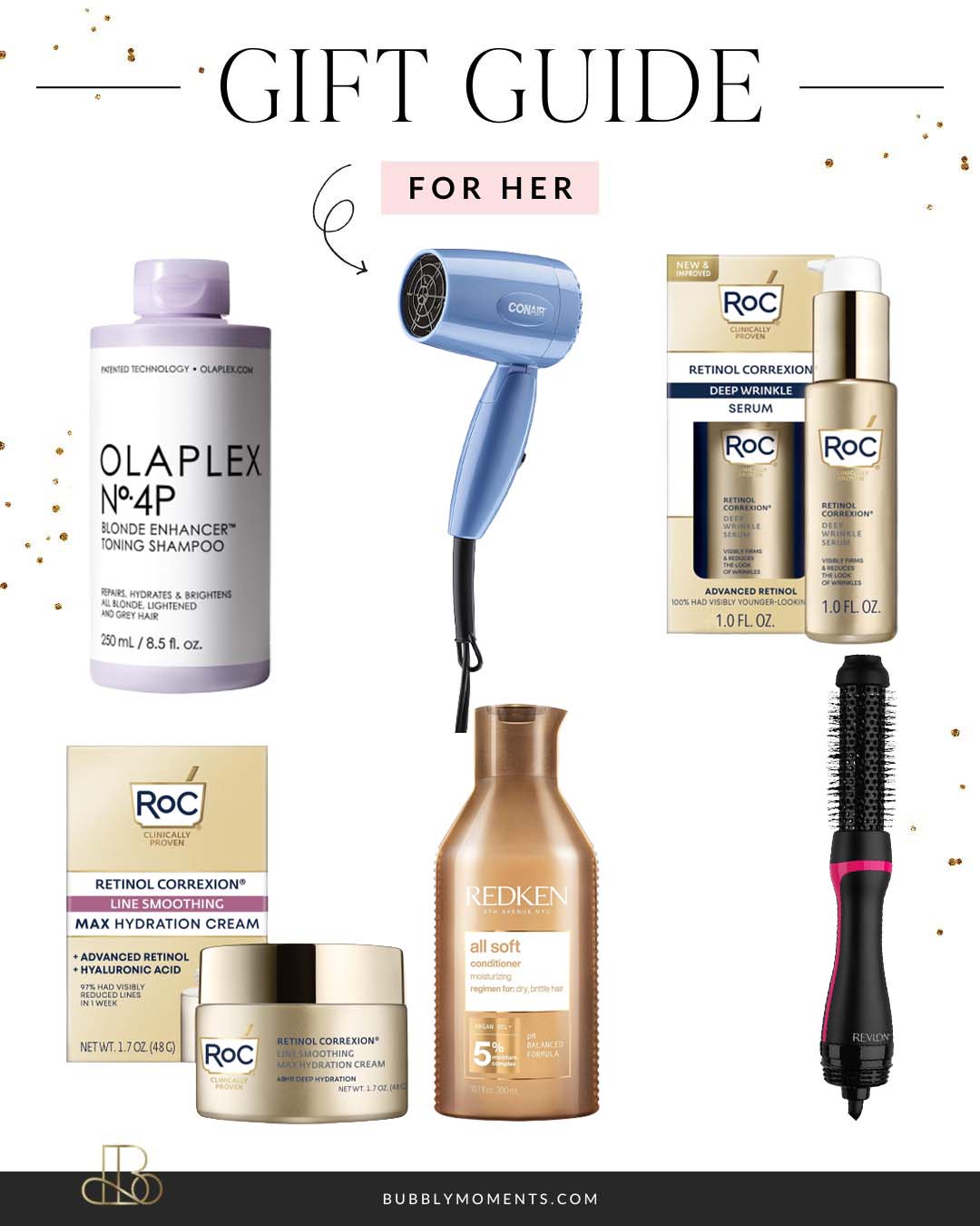 Gift Guide | Gift Ideas for Her | Holiday Gift Ideas | Bubbly Moments