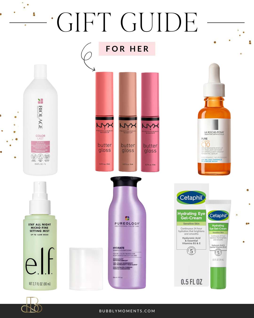 Gift Guide | Gift Ideas for Her | Holiday Gift Ideas | Bubbly Moments