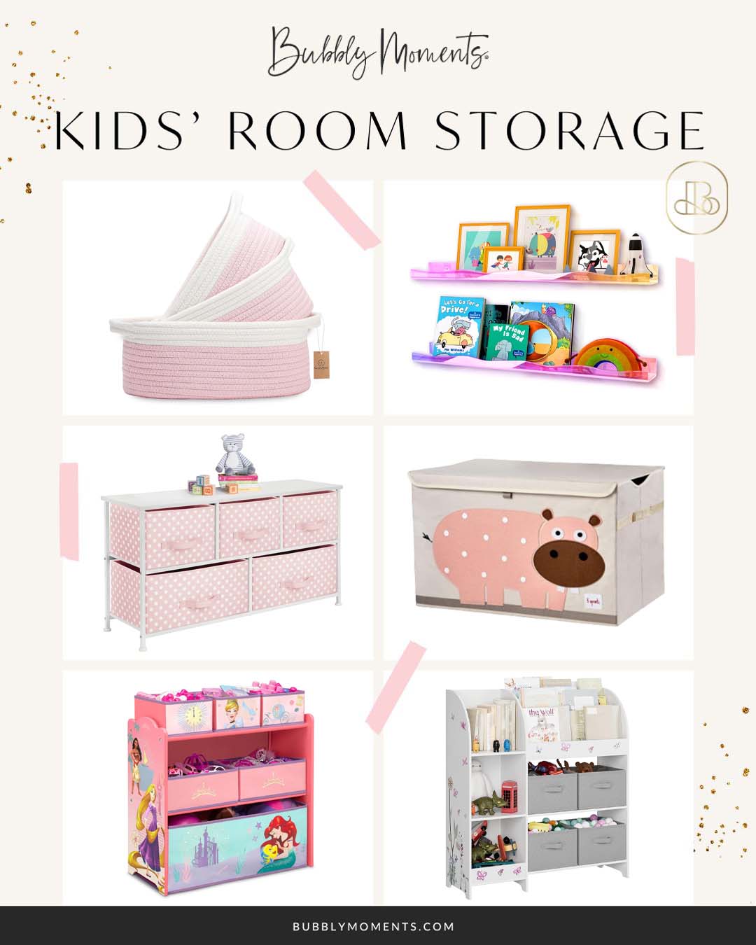 Kids Room Decor Finds | Kids Room Storage | Kids Room Essentials | Home Must-Haves | Bubbly Moments