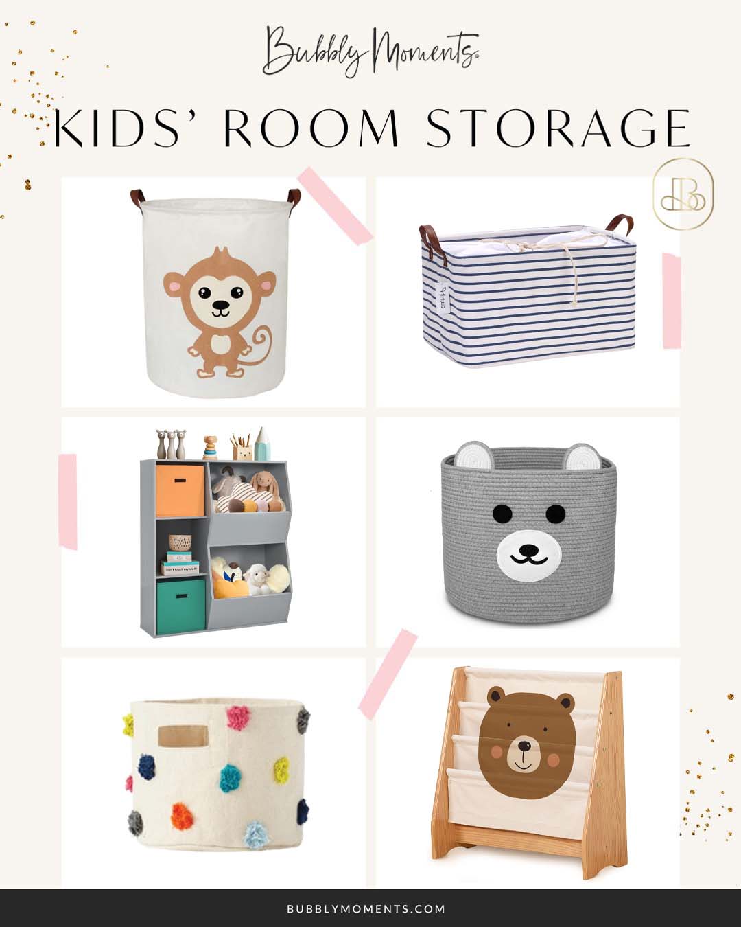 Kids Room Decor Finds | Kids Room Storage | Kids Room Essentials | Home Must-Haves | Bubbly Moments