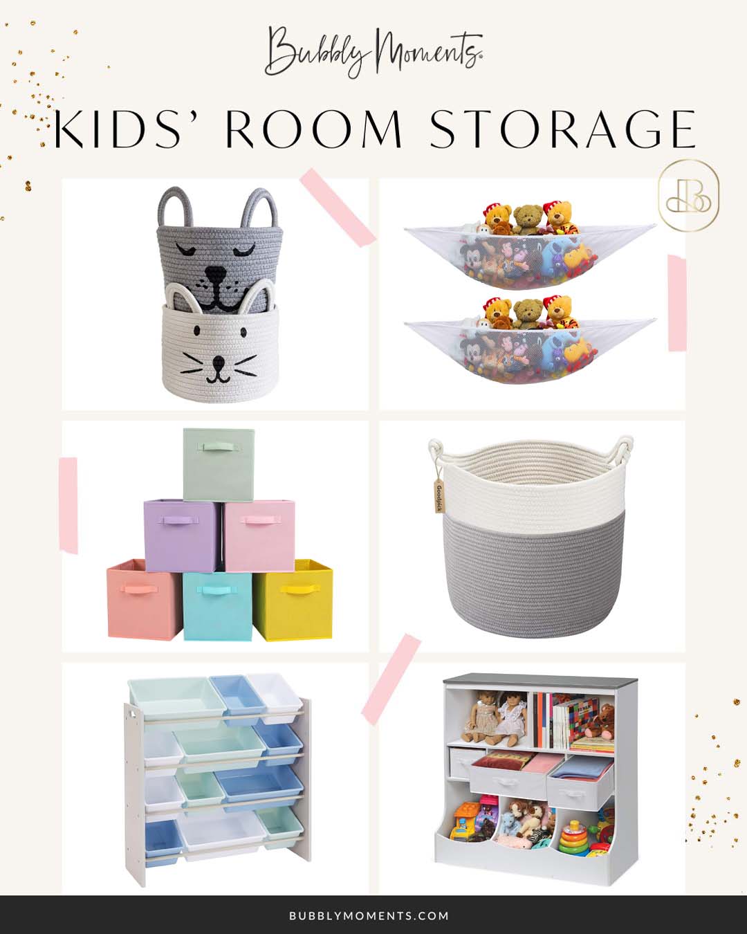 Kids Room Decor Finds | Kids Room Storage | Kids Room Essentials | Home Must-Haves | Bubbly Moments
