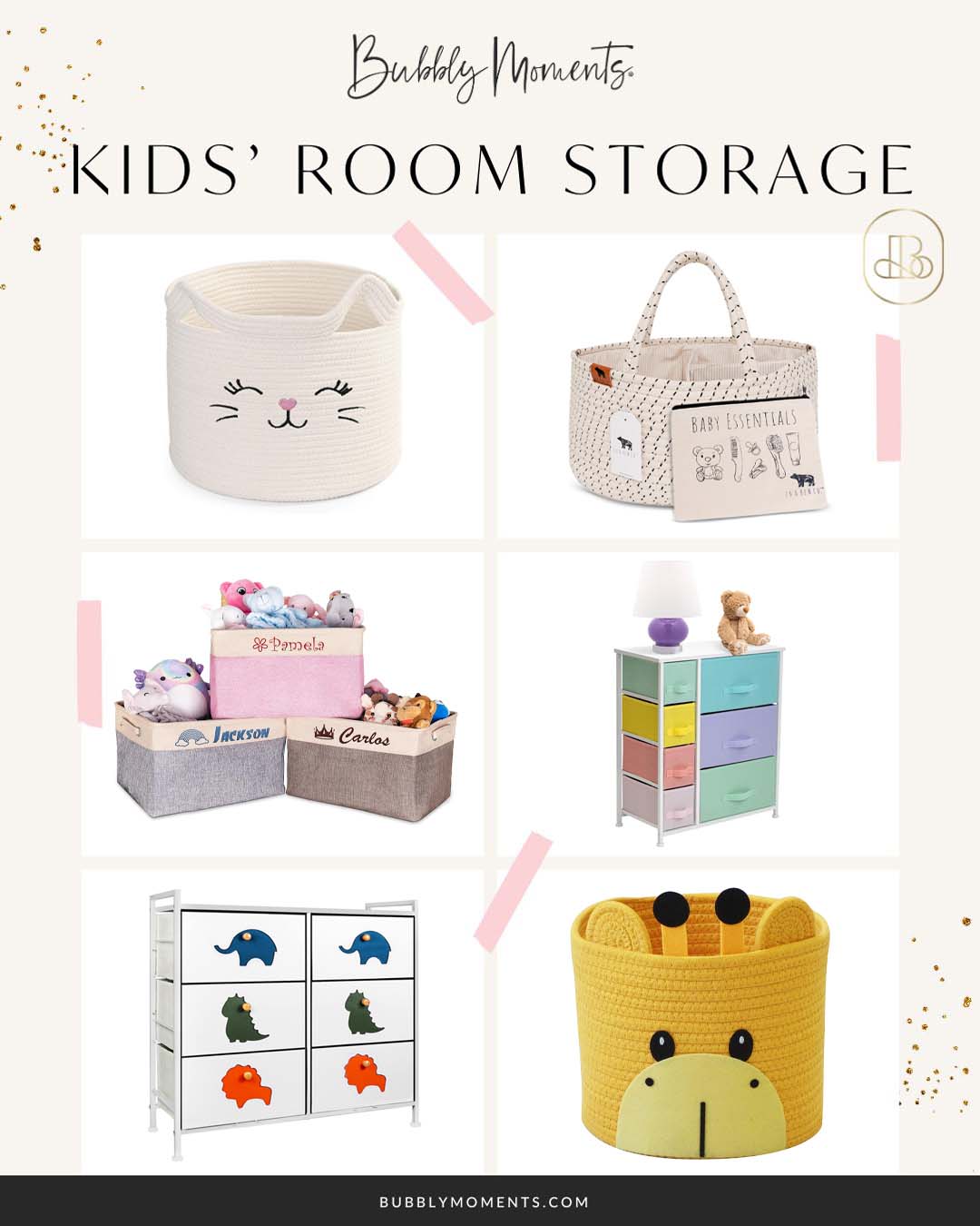 Kids Room Decor Finds | Kids Room Storage | Kids Room Essentials | Home Must-Haves | Bubbly Moments