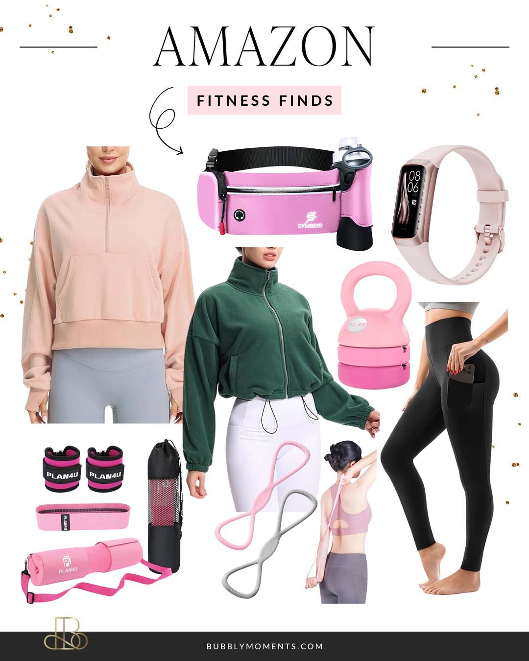 Women's Fitness Finds | Workout Essentials | Wellness Finds | Bubbly Moments
