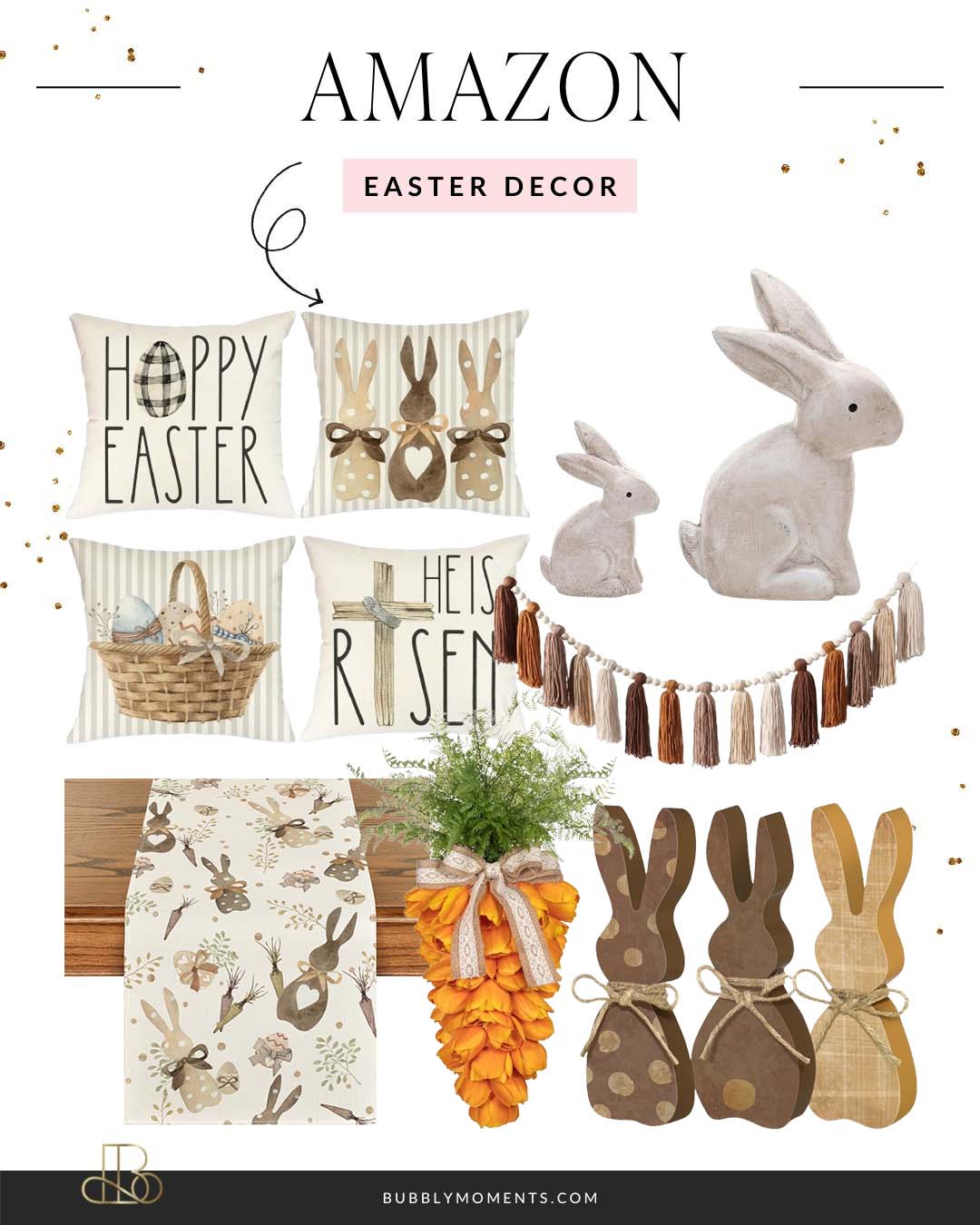 Easter Home Decor Finds | Easter Touches | Easter Joy | Easter Accents | Easter Vibes | Bubbly Moments