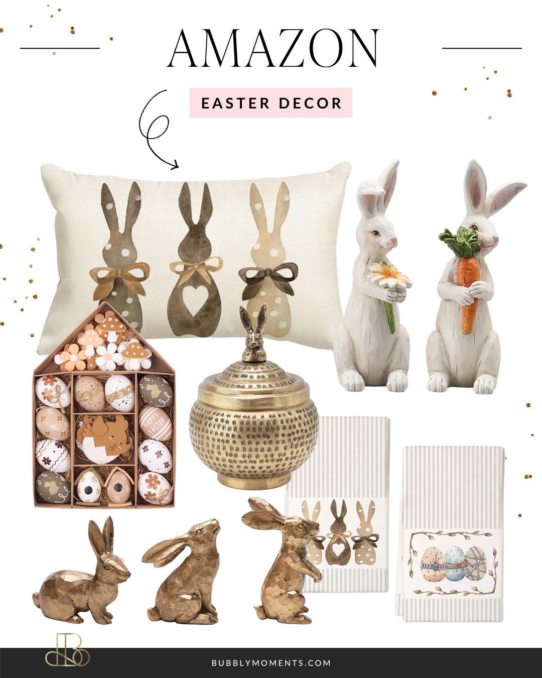 Easter Home Decor Finds | Easter Touches | Easter Joy | Easter Accents | Easter Vibes | Bubbly Moments