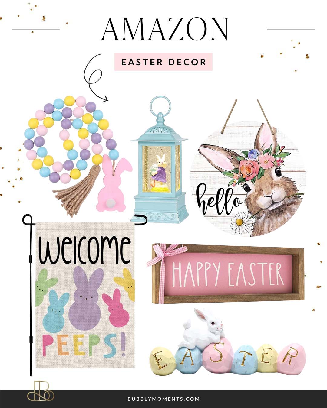 Easter Home Decor Finds | Easter Touches | Easter Joy | Easter Accents | Easter Vibes | Bubbly Moments
