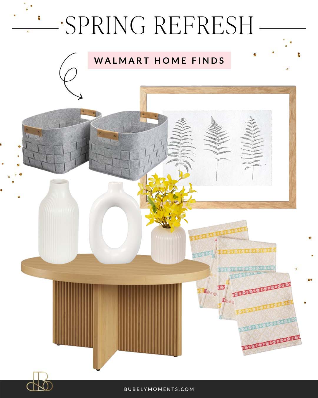 Home Decor Finds | Spring Home Refresh | Spring Decor | Spring Vibes | Bubbly Moments