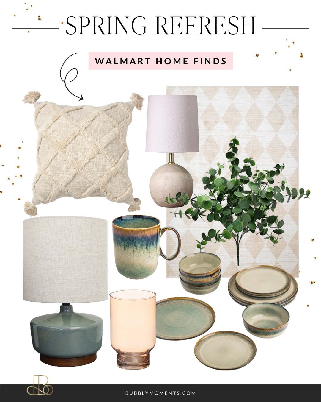 Home Decor Finds | Spring Home Refresh | Spring Decor | Spring Vibes | Bubbly Moments