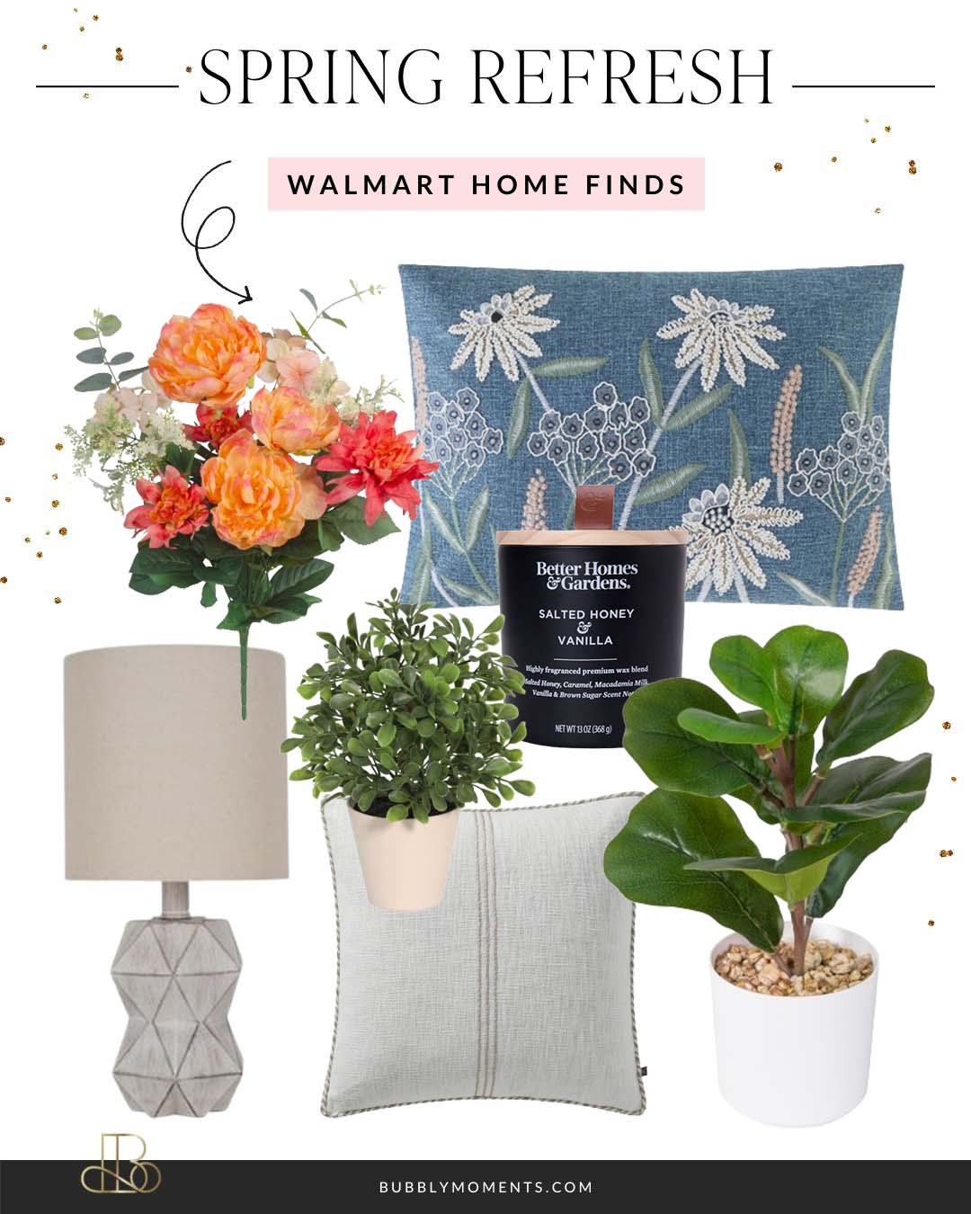Home Decor Finds | Spring Home Refresh | Spring Decor | Spring Vibes | Bubbly Moments