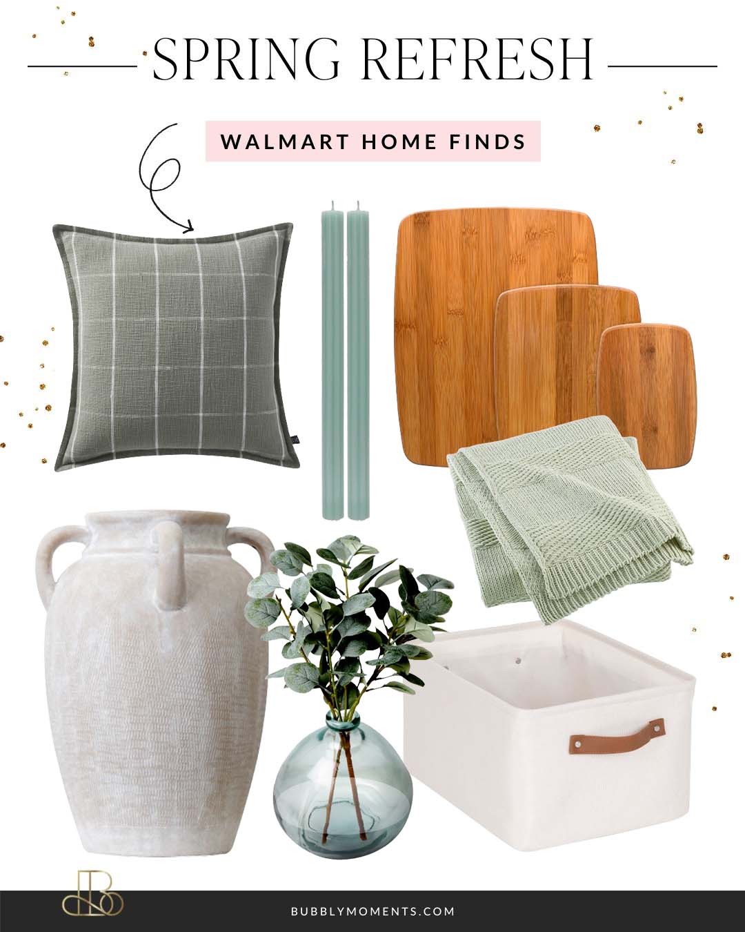 Home Decor Finds | Spring Home Refresh | Spring Decor | Spring Vibes | Bubbly Moments