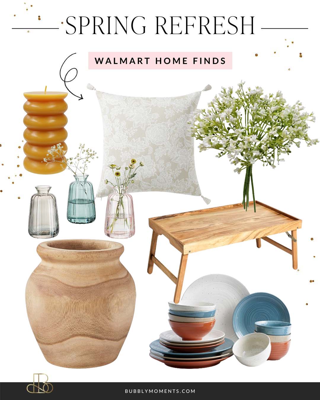 Home Decor Finds | Spring Home Refresh | Spring Decor | Spring Vibes | Bubbly Moments