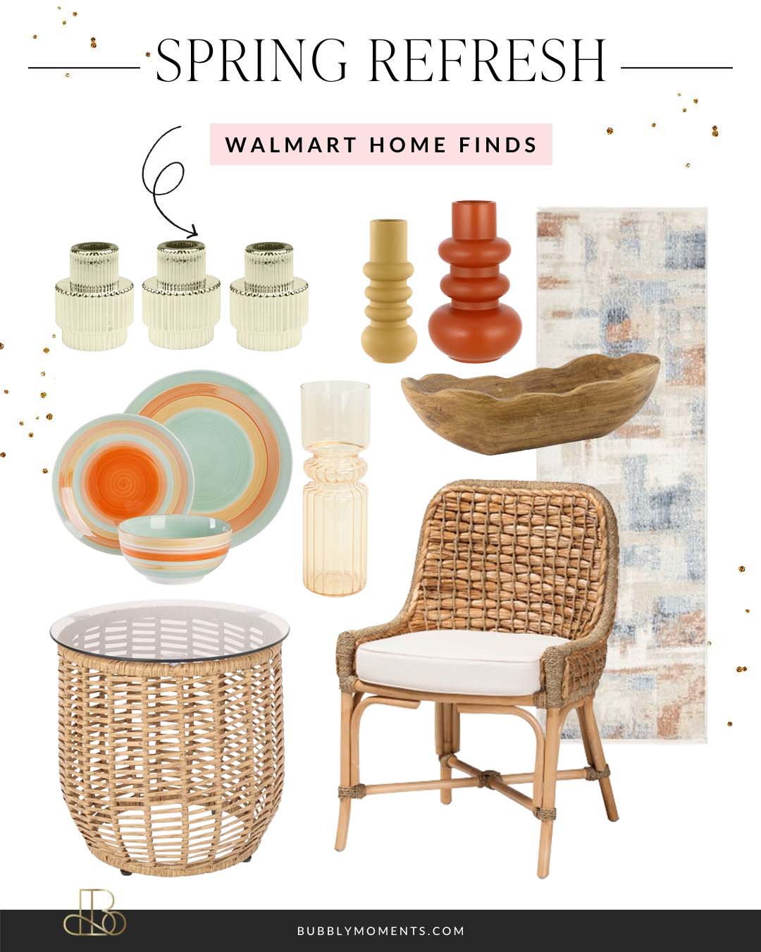 Home Decor Finds | Spring Home Refresh | Spring Decor | Spring Vibes | Bubbly Moments